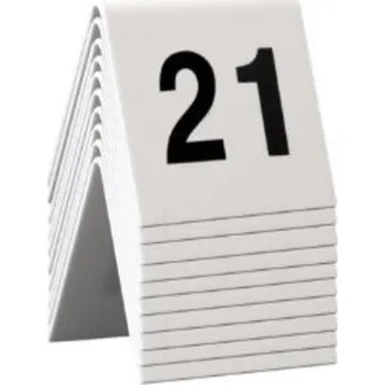 Rozlišovací tabulky s čísly 21až30 (celkem 10ks) TN-21-30