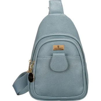 Městský batoh dámská crossbody kabelka, batoh na jedno rameno z eko kůže Barva: Modrá