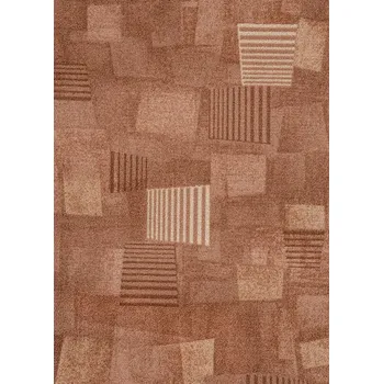 Koberec Breno Metrážový koberec EDITOR 86, šíře 400 cm, Hnědá/Vícebarevné