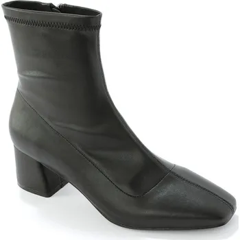 Dámské kozačky Kotníkové kozačky na podpatku černá 40