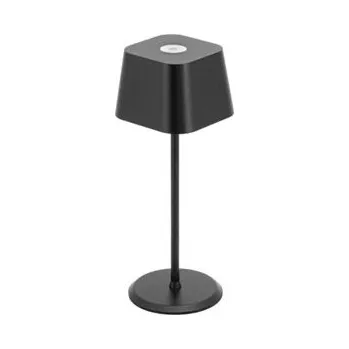 Svíčka Akumulátorová stolní lampička MALTA, černá LP-MT-BL