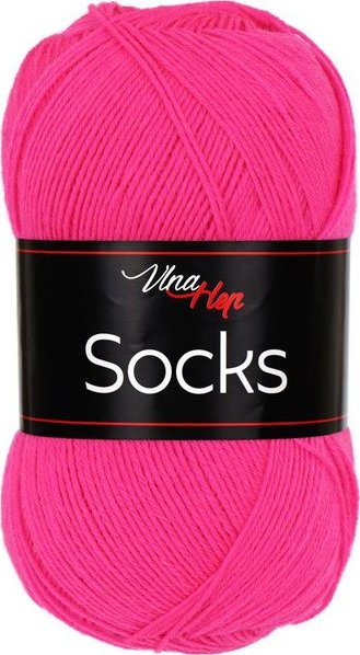 Příze Socks, 61345, neonově růžová