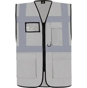 reflexní vesta Korntex Hamburg Multifunkční reflexní vesta KX810 Ash M