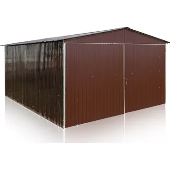 Přístřešek na auto Eurostal garáž 4 x 5 m sedlová střecha pozinkovaná konstrukce