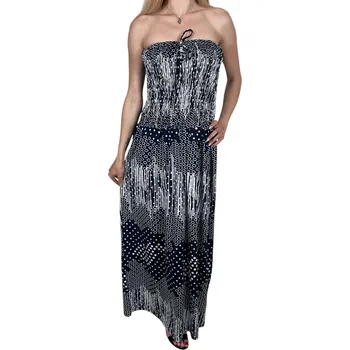 Dámské šaty Wandeng Dámské modré elegantní šaty TARA Barva: Modrá, Velikost: L