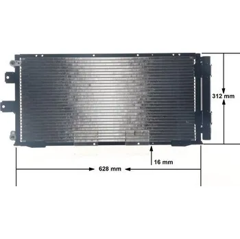 Výparník klimatizace Kondenzátor, klimatizace MAHLE AC 333 000S
