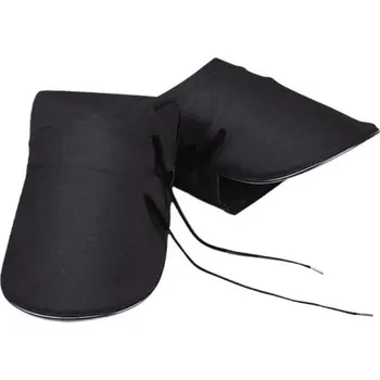 Černé nepromokavé motocyklové rukavice na řídítka 24x14 cm Větruodolné sluneční kryty pro motocykly skútry čtyřkolky sněžné skútry Výbava