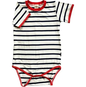 Body Letní bambusové bodytriko (modrý proužek) Velikost: 182