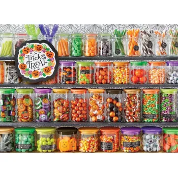Puzzle Puzzle Halloween: Trick or Treat 1000 dílků od COBBLE HILL