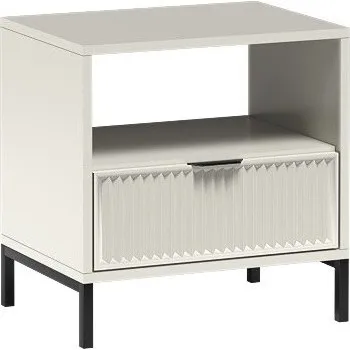 Noční stolek Nábytek PEGAS s.r.o. Noční stolek LINKaSTYLE LS-7, Kašmír/Černá