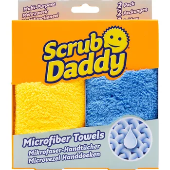 Utěrka Scrub Daddy Scrub Daddy utěrky z mikrovlákna 2 ks, mix barev