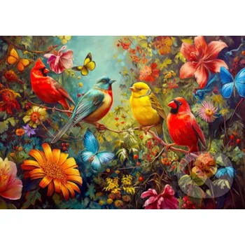 Puzzle Cvrlikání a Třepotání - Enjoy Enjoy