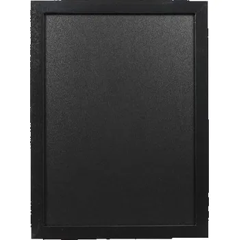 Nástěnná popisovací tabule WOODY s popisovačem, 30x40 cm, černá WBW-BL-30-40