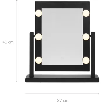 Zrcadlo 4Living Zrcadlo na líčení s LED osvětlením, 37 x 41 cm
