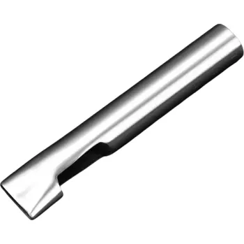 Děrovač na kůži 4x18 mm Oválný výsek z tvrzené oceli pro kožené pásky, plátno a gumu Precizní nástroj pro větší otvory