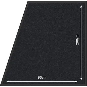 Koberec Koberec 90x200 cm k zábr. systému, černý RS-200-BL