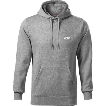 Pánská mikina Pánská mikina TRIMM CAPE šedý melír Barva: grey melange, Velikost: L