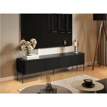 TV stolek Wompor 190, Barva: černá MIRJAN 5903211419546