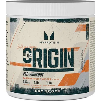 Anabolizér MyProtein Origin Pre-Workout Dry Scoop 288 g Příchuť: Passion fruit