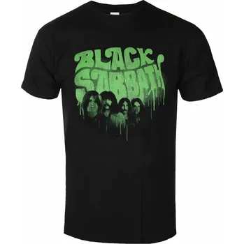 Oblečení a móda Tričko metal pánské Black Sabbath - Graffiti Logo BL - ROCK OFF - BSTS48MB - L