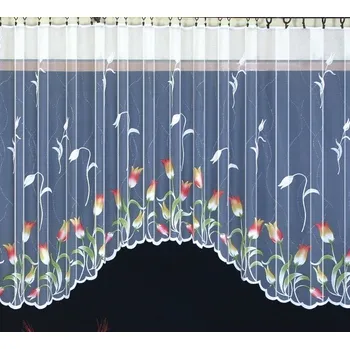 Záclona Kusová záclona Filipina barevná Bez řasící pásky 150x300