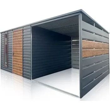 Zahradní altán Zahradní sklad Eurostal 5 x 3 m s přístřeškem