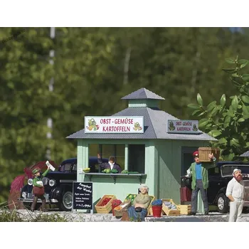 Modelová železnice Stánek ovoce a zelenina G - Piko 62117 (Zahradní železnice)