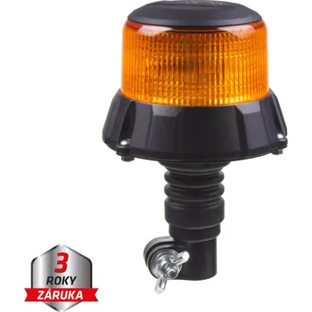 Maják Robustní oranžový LED maják, na držák, 48W, ECE R65