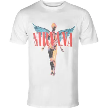 Tričko metal pánské Nirvana - Angelic - ROCK OFF - NIRVTS02MW