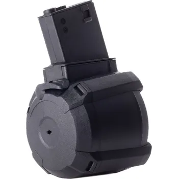 Sportovní střelba CYMA Bubnový elektrický zásobník na 1200 ran pro M4, Sound Control - černý