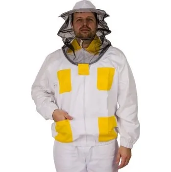 Včelařská bunda s kloboukem barevná (velikost 64)