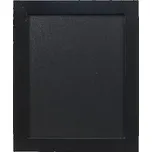 Nástěnná popisovací tabule WOODY s popisovačem, 20x24 cm, černá WBW-BL-20-24