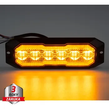 Přídavný světlomet PROFI výstražné/boční LED světlo, oranžové + oranžové, 12-24V, ECE R65