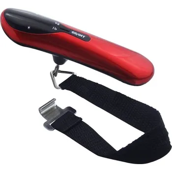 Kuchyňská váha DLS-50 Digitální zavazadlové váha do 50kg červená