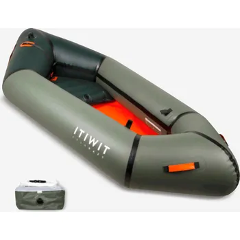 Kajak Itiwit Packraft 100 TPU oranžový/zelený