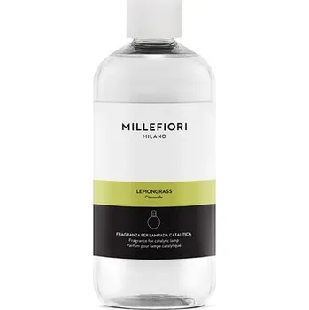 Vůně do bytu Millefiori Milano Lemon Grass náplň do katalytické lampy 500 ml