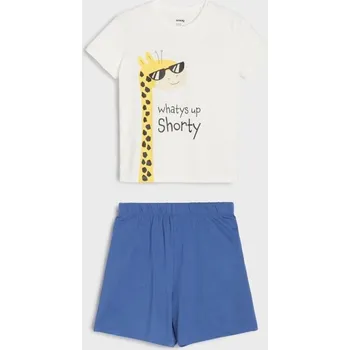 Chlapecké spodní prádlo Sinsay - Dvoudílná pyžamová souprava - bílá - 034DP-00X - 034DP-00X-140