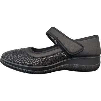 Dámské baleríny MediLine lycra 4304 černé Barva: Černá, Velikost: 38