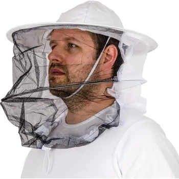 Klobouk Včelařský klobouk, bílá a černá síťka