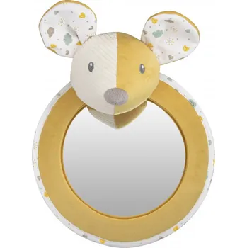 Příslušenství pro přepravu dětí CANPOL BABIES Hebký mazlíček se zrcátkem do auta Mouse