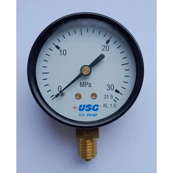 Manometr standardní pr. 63 mm, spodní M12x1,5, 0-30 MPa