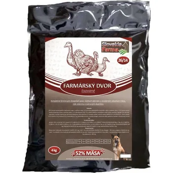 Krmivo pro psa Lisované hypoalergenní Granule Slovakia Farma - Farmárský dvor 26/14 - 4 kg