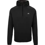 TRESPASS Pánská fleecová mikina s kapucí L ČERNÁ