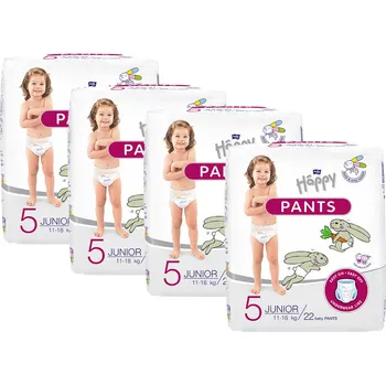Plenkové kalhoty Bella Happy pants 5 junior (11-18 kg) - 88 ks (4x22 ks)