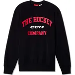 Mikina CCM Athleisure Crew Sr Farba: čierna, Veľkosť: L