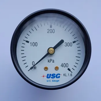 Manometr standardní pr. 63 mm, zadní M12x1,5, 0-400 kPa