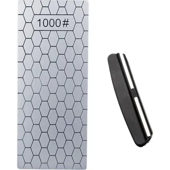 Diamantový brousek na nože 1000 grit s držákem Ultratenký brusný kámen s vodicím kluzákem Ostření nožů, nůžek a nářadí