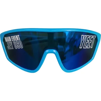 Dětské plastové sportovní sluneční brýle 13 x 5 x 13 cm Stylový design s nápisem UV ochrana pro venkovní aktivity Lehký odolný rám modrá