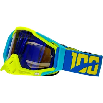 Motocyklové brýle Motocyklové ochranné brýle s modrým sklem 19 x 11 cm UV ochrana Brýle z TPU a PC materiálu Odolné brýle na motorku proti větru a prachu světle modrá