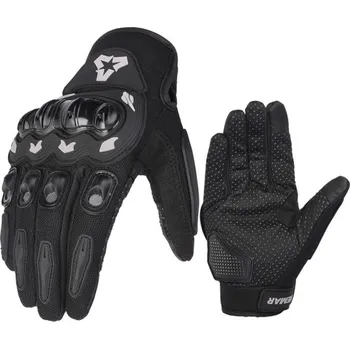Moto rukavice Motocyklové rukavice 100% voděodolné Polyesterové Unisex Letní Jarní Pro Dospívající Motokros Závodní Jezdecké Rukavice Outdoor Sport černá M